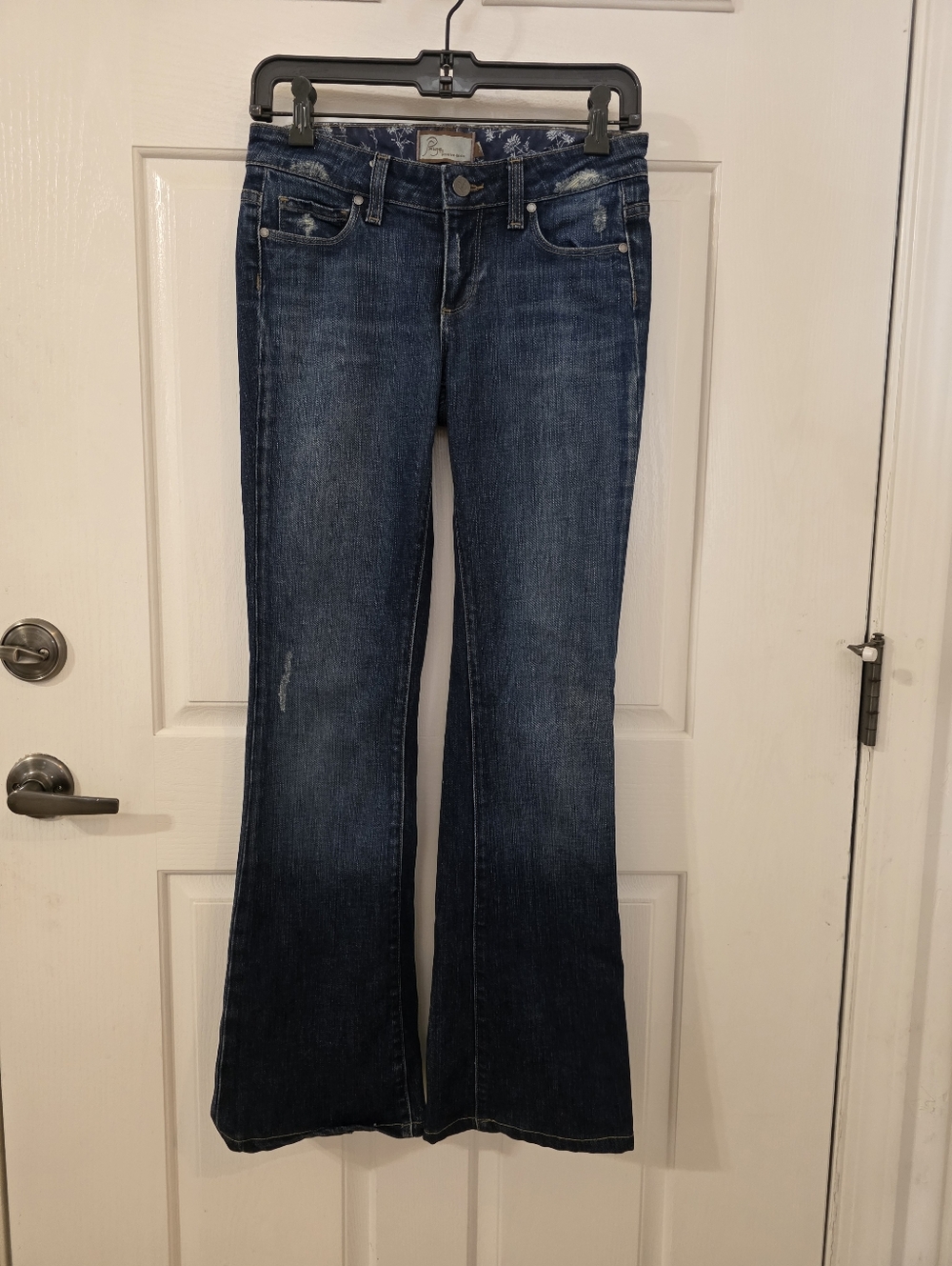 PAIGE Dark Blue Flare Jeans